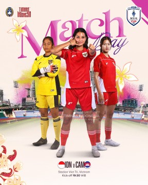 Timnas Putri Indonesia vs Kamboja di Piala AFF Wanita 2025. (Instagram Timnas Indonesia)